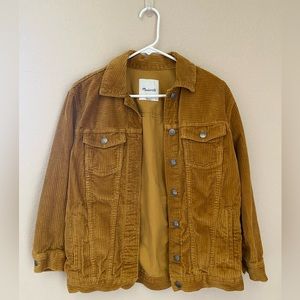 Madewell Corduroy Button Down Jacket Small